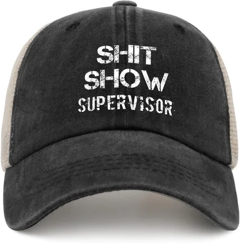 Miniatura 11 de Shit Show Supervisor Hat para mujer, gorra de béisbol vintage
