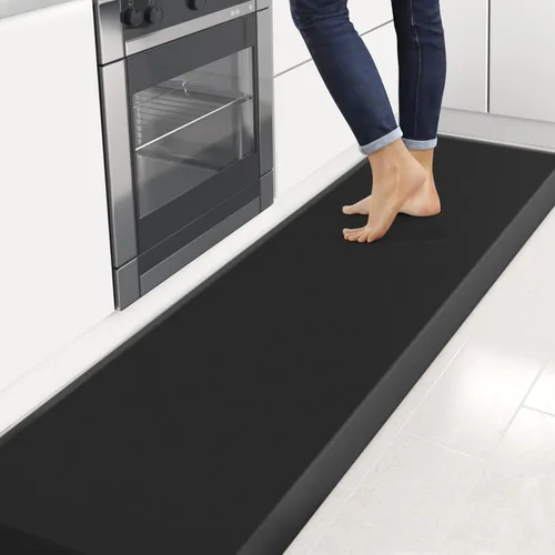 Miniatura 8 de StepRite Tapete de cocina antifatiga de 4/5 pulgadas de grosor, antideslizante, resistente a las manchas y al agua, tapete de escritorio para Azul