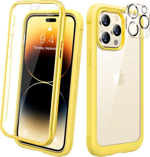 Miniatura 37 de Diaclara - Funda compatible con iPhone 11, carcasa resistente de cuerpo completo con protector de pantalla integrado sensible al tacto y Transparente