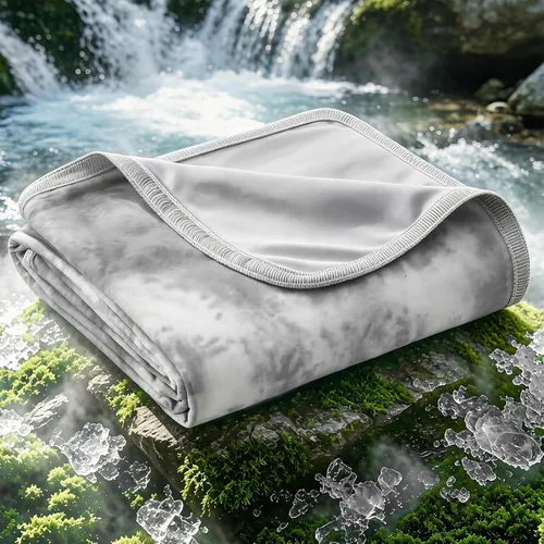 Manta de enfriamiento EMME 50"x70", Mantas de enfriamiento Q-Max 0.5 para personas que duermen con calor, Manta de verano de hielo para sudores