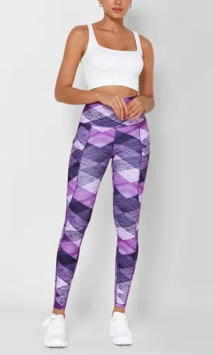 Miniatura 5 de ODODOS - Leggings de yoga con cintura alta y bolsillos para mujer, pantalones de yoga deportivos con control de abdomen, no se transparentan