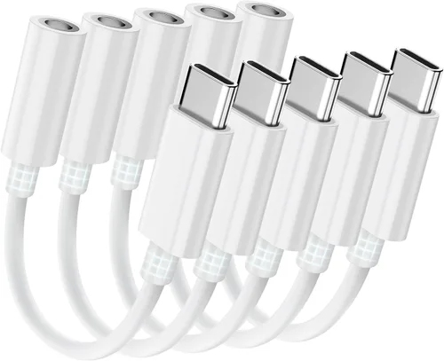 Miniatura 9 de Seulliya Adaptador USB C a 3.5mm de conector de auriculares para iPhone 17/16/15 Pro/Max, DAC Dongle de audio de alta resolución, convertidor
