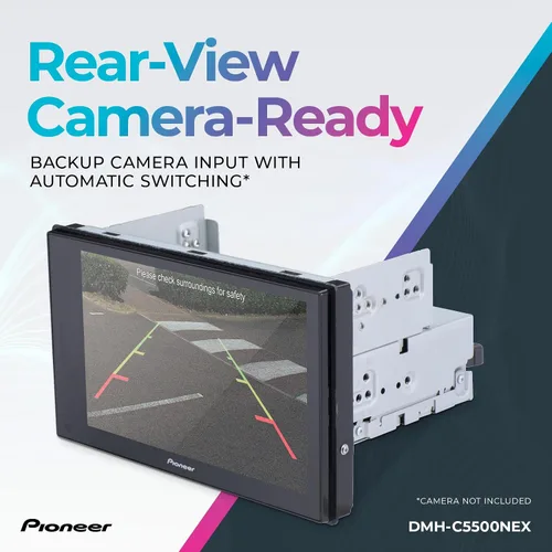 Miniatura 6 de Pioneer DMH-C5500NEX - Receptor multimedia digital de 8 pulgadas - Apple CarPlay con cable, Android Auto, Bluetooth incorporado y Amazon Alexa a