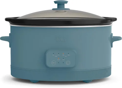 Miniatura 9 de bella Olla de cocción lenta programable de 6.0 cuartos de galón, revestimiento antiadherente de cerámica, temperatura ajustable y tiempos