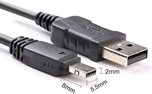 Miniatura 7 de GuangMaoBo Cable de sincronización de datos USB para cámara CASIO Exilim EX-S7 S10 S12 Z1 Z2 Z8 Z9 Z11 Z18 Z19 Z20 Z29 EX-ZR20 ZR200 Z3000 ZR1000