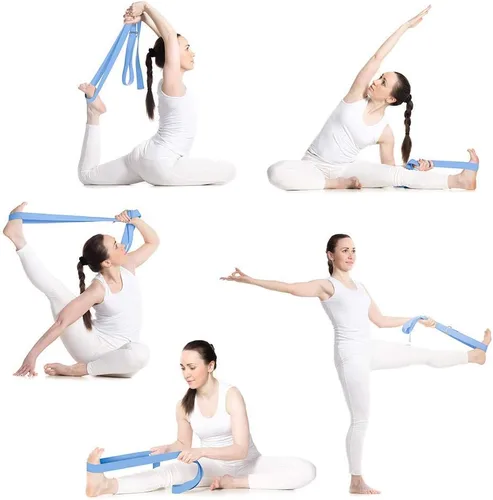 Miniatura 6 de Juego de bloques ladrillos y correa para Yoga (2 unidades) con aro de metal de 9x6x4 pulgadas. proporciona estabilidad Equilibrio y apoyo mejorar
