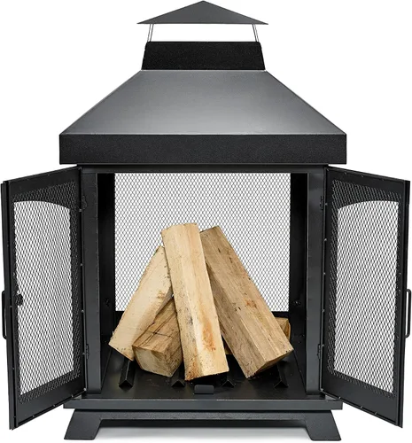 Miniatura 3 de Endless Summer Chimenea al aire libre de acero de leña de 45