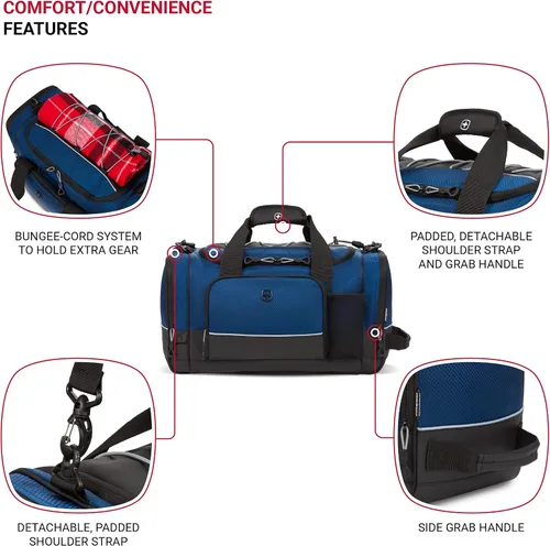 Miniatura 2 de SWISSGEAR APEX - Bolsa de viaje para hombre y mujer, color negro