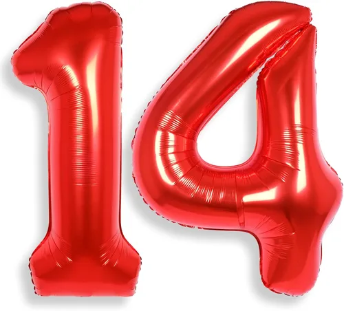 Miniatura 32 de AULE Globos de helio con letra roja S, de 40 pulgadas, grandes, gigantes, de lámina de mylar, rojos, para decoraciones de cumpleaños, aniversarios