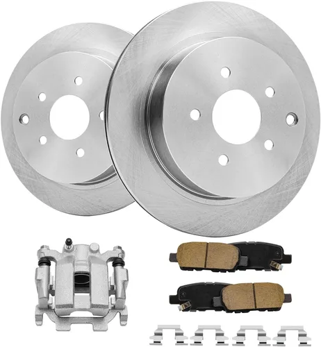 Miniatura 94 de Detroit Axle - Rotores de freno para Chrysler 200 2015 2016 2017, Rotores de freno de disco de reemplazo: 12.01" pulgadas delantero y 10.95