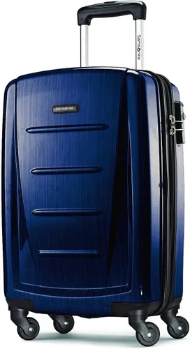 Miniatura 241 de Samsonite Winfield 2 Equipaje rígido con ruedas giratorias, Azul profundo, Juego de 3 piezas (20/24/28)