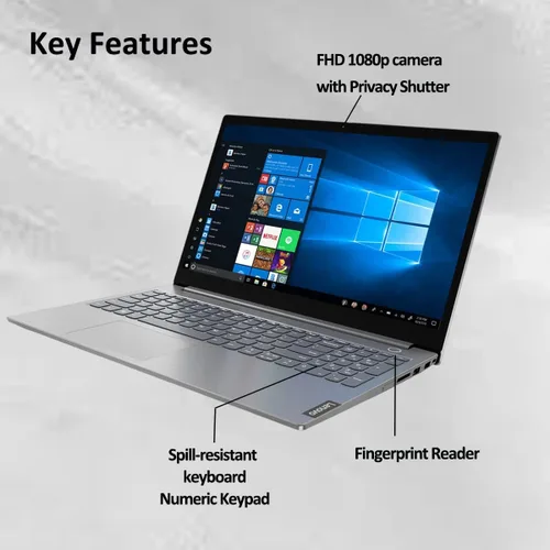 Miniatura 3 de Lenovo ThinkBook 16 Gen 7 Laptop 16 pulgadas FHD+ antirreflejos AMD Ryzen 5 7533HS 16GB DDR5 1TB SSD Huella digital Wi-Fi 6 HDMI