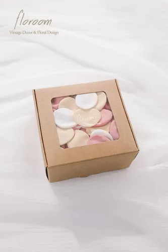 Miniatura 7 de Floroom 300 pétalos de rosa champán de seda sintética, pétalos de flores para bodas, pajecitos, cesta, pasillo, dispersión, centro de mesa, cena