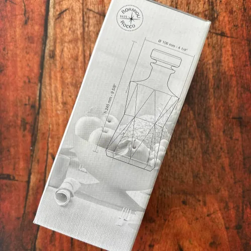 Miniatura 3 de Bormioli Rocco Cassiopea Decantador, 33.75 onzas, caja de regalo
