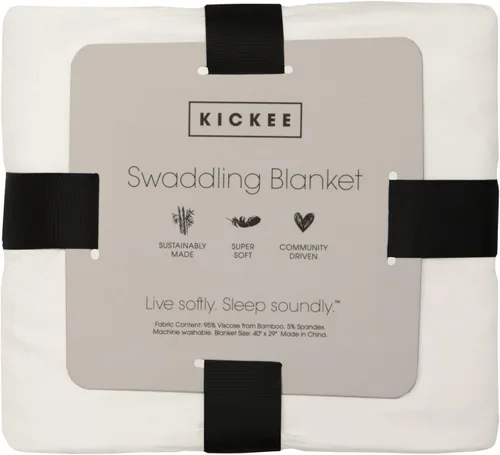 Miniatura 3 de Kic Kee Pants Print Swaddling Blanket (Baby Rose Heart Bunting - One Size)