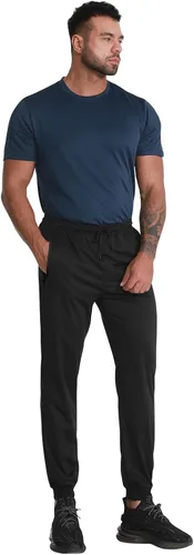 Miniatura 3 de RPOVIG Pantalones deportivos para correr y entrenar pantalones deportivos para hombre con bolsillos, juego de 3 piezas para correr, gimnasio