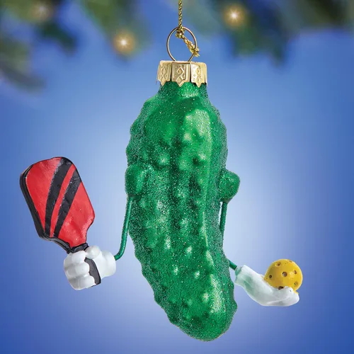 Miniatura 2 de Adorno de pepino de Pickleball por Kurt S. Adler, Inc.