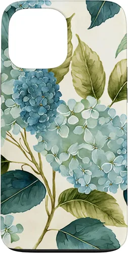 Miniatura 24 de Watercolor Shabby Chic Blue Hydrangeas Flower Case for iPhone 17