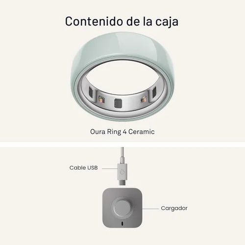 Miniatura 7 de Anillo Oura 4 Cerámico - Marea - Talla 8 - Comprueba la talla antes de comprar Tide