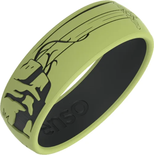 Miniatura 13 de Enso Rings Signature Etched Collection - Anillos clásicos de silicona grabados - Diseño cómodo y flexible - Fabricado en Estados Unidos