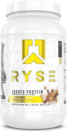 Miniatura 11 de Ryse - Proteína en polvo cargada, 0.88 onzas de aislado y concentrado de proteína de suero de leche, fibra prebiótica y MCT, baja en carbohidratos