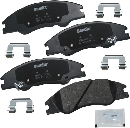 Miniatura 147 de Pastillas de freno delanteras cerámicas Bendix Priority1 CFC2302 para Hyundai Elantra 2021, Sonata 2022-2020, Kia K5 2023-2021