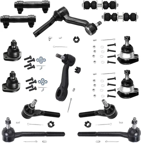 Miniatura 251 de Detroit Axle – Kit de suspensión delantera para Hyundai 2013-2018 Santa Fe 2 enlaces de barra de estabilizador 4 varillas de amarre interiores
