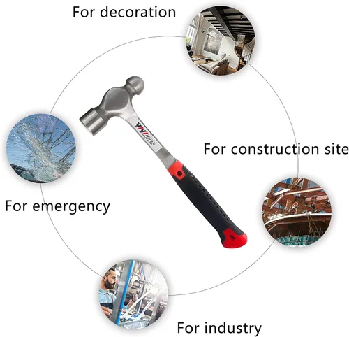 Miniatura 6 de YIYITOOLS YY-7-002 Antivibe Ball Pein Hammer - 32oz