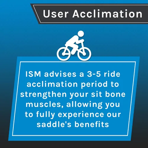 Miniatura 4 de ISM PN Series - Sillín acolchado para bicicleta de carretera, asiento de bicicleta sin nariz diseñado profesionalmente para bicicletas de carretera