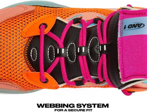 Miniatura 4 de AND1 Override - Zapatos de baloncesto para niños y niñas, tenis de baloncesto altos, talla juvenil de 1 a 7, zapatos de baloncesto para niños