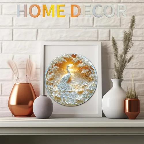 Miniatura 6 de KAAYEE Rompecabezas de madera para adultos, efecto visual 3D, hermoso rompecabezas de madera de pavo real, rompecabezas de madera de forma única