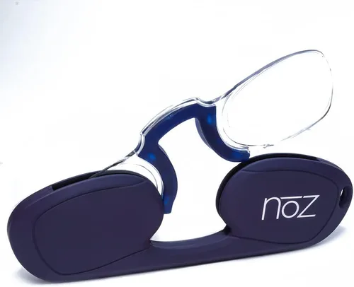 Miniatura 12 de Calabria Noz - Llavero para lentes de lectura sin brazos para la nariz, estuche rígido, para hombres y mujeres, para lector de bolsillo, mini