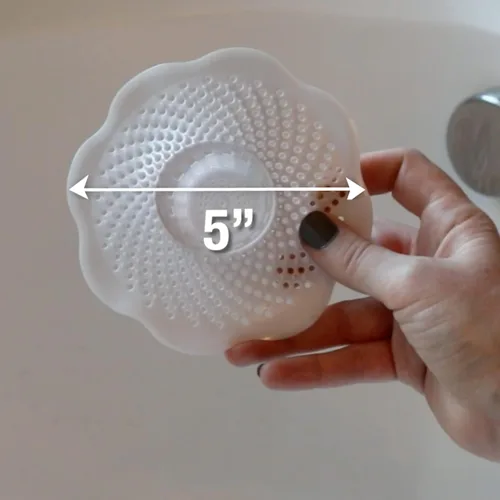 Miniatura 3 de DANCO Protector de drenaje de bañera Colador Serpiente de drenaje de bañera, trampa y barrena Prevención de obstrucciones de drenaje