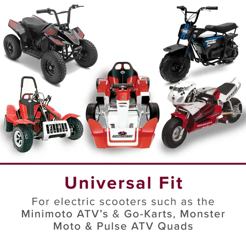 Miniatura 5 de AlveyTech Arnés universal de cableado de batería de 10 pulgadas, 2 pines, 600 V, 14 AWG, cable de repuesto para minimoto, Mega Moto, Pulse, Scooter