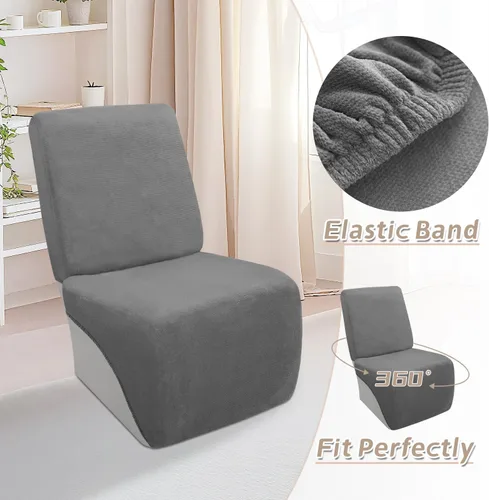Miniatura 438 de Arfntevss Fundas de sofá seccional reclinable de terciopelo, Funda de sofá seccional de esquina para sofá reclinable, Funda elástica suave