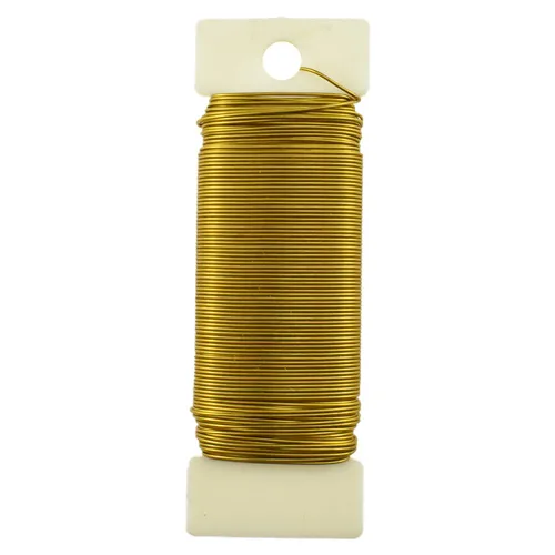 Miniatura 29 de HAHIYO Alambre Negro de Calibre 22 - 1 Rollo, 38 Yardas (115 Pies) Alambre Floral Flexible para Manualidades, Coronas de Navidad, Arreglos
