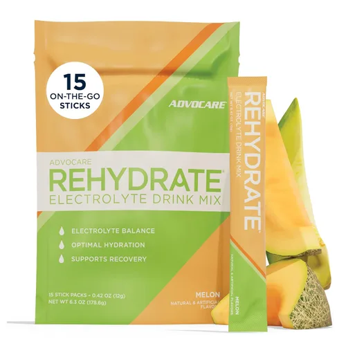 Miniatura 13 de AdvoCare Rehydrate - Mezcla de bebida con electrolitos - Incluye magnesio, sodio, potasio y calcio - antioxidante y fortificado con aminoácidos