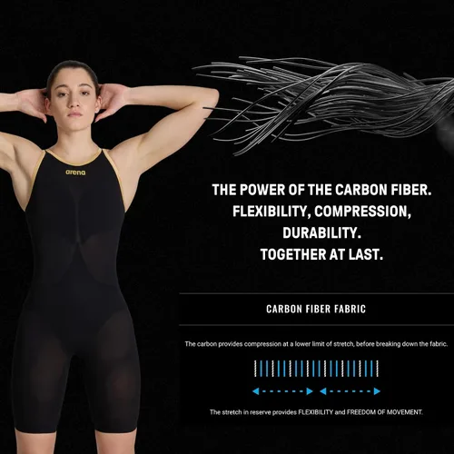 Miniatura 5 de Arena POWERSKIN Carbon-AIR2 - Bañador para mujer (espalda abierta)