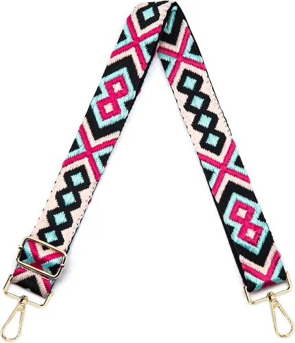 S&loyoe Correas de repuesto para bolso, correa ajustable para bolsa cruzada, correas de guitarra anchas para bolsos de 1.5 pulgadas