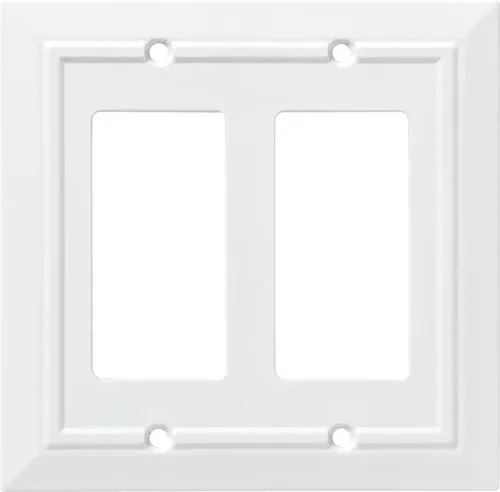 Franklin Brass llave de luz clásica individual de diseño arquitectónico decorativo, Blanco, W35243-PW-C