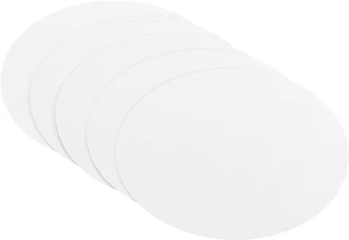Miniatura 54 de PATIKIL Papel de cartón redondo de 5.9 pulgadas, 25 unidades de círculos de disco en blanco para decoración de fiestas, manualidades, manualidades