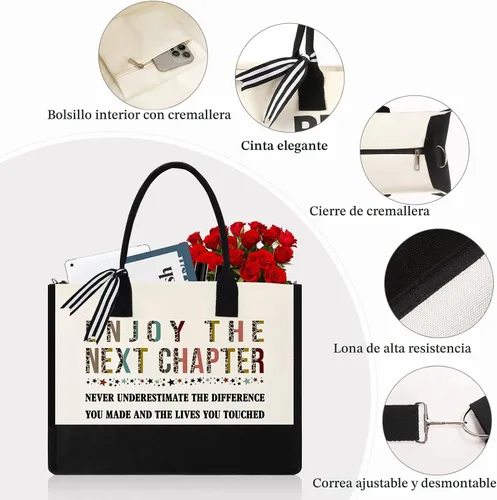 Miniatura 4 de GevGuxLuo Regalos divertidos de jubilación para profesores 2026 para mujeres y hombres, compañeros de trabajo que se marchan, regalo de despedida