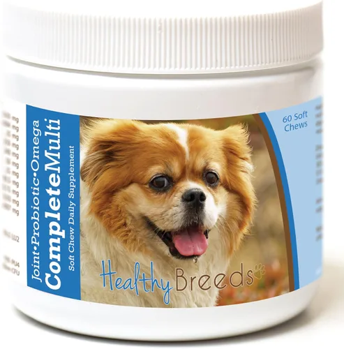 Miniatura 208 de Healthy Breeds Pug todo en uno multivitamínico suave masticable 60