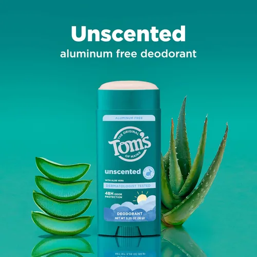Miniatura 2 de Tom's of Maine Desodorante natural sin perfume para hombres y mujeres, sin aluminio, sin fragancias, tintes ni conservantes artificiales, sin