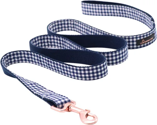 Miniatura 8 de ARING PET Correa para perro, correas de terciopelo para perro, collares a juego, hecha a mano, resistente correa de terciopelo negro para perros