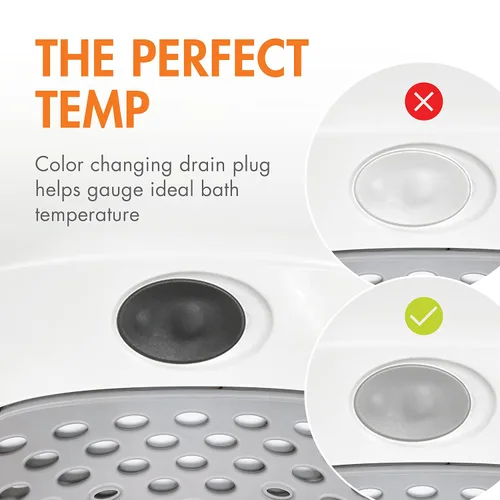 Miniatura 12 de Boon Soak 3 Stage Baby Bathtub - Tina de baño para bebé de 3 etapas Boon - Tina de baño con tres posiciones de soporte para recién nacidos a niños