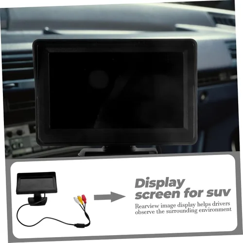 Miniatura 6 de 1 Unidades Monitor de coche Dash Cam cámara de respaldo Mini Monitor estéreo Dashcam cámara de marcha atrás Cámara de visualización de cámaras