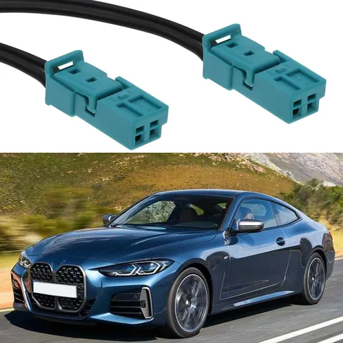 Miniatura 3 de Cable de reparación hembra de 2 pines 61132360043 61136925634 compatible con BMW 2 Pin Cable Set Conector Accesorios de coche