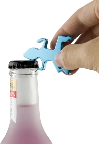 Miniatura 7 de SWATOM Gekko - Llavero abridor de botellas de aleación de aluminio, accesorios creativos para regalos (6, Gecko)