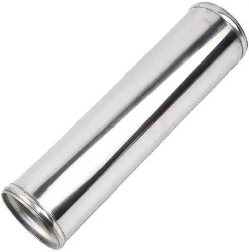 Tubo de aluminio recto de 4 pulgadas (4.016 in) de diámetro exterior con extremos con cuentas, para intercooler y entrada, pulido de 11.81 pulgadas